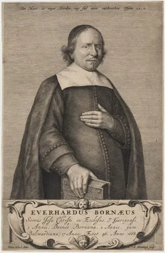 Everhard Bornaeus, by Abraham Blooteling