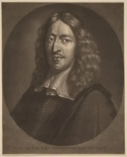 Johan de Wit, by Abraham Blooteling