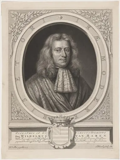 William Van Haren, by Abraham Blooteling