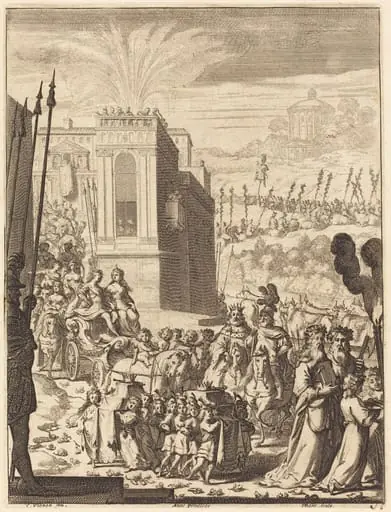 Illustration to Jean Desmarets' "L'Ariane", by Abraham Bosse