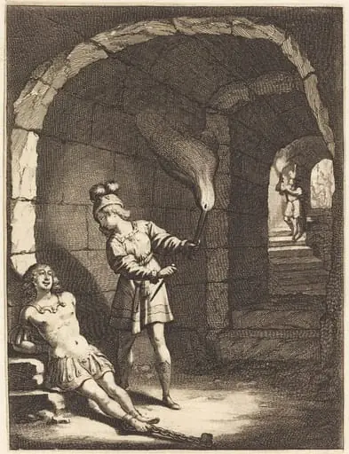 Illustration to Jean Desmarets' "L'Ariane", by Abraham Bosse