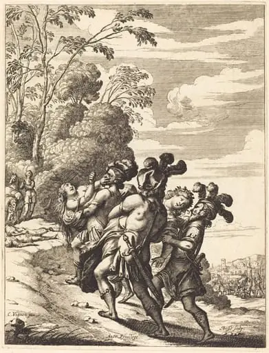 Illustration to Jean Desmarets' "L'Ariane", by Abraham Bosse