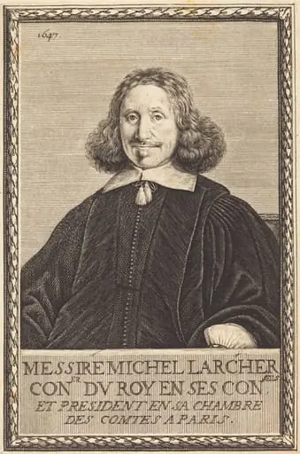 Michel Larcher, by Abraham Bosse
