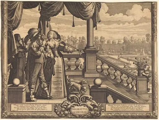 Odoratus, L'Ordorat, by Abraham Bosse