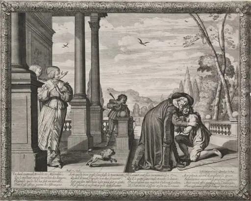 The Prodigal Son: The Return of the Prodigal, by Abraham Bosse