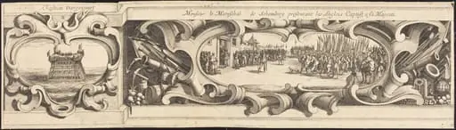 The Siege of La Rochelle [plate 14 of 16; set comprises 1952.8.97-112], by Abraham Bosse