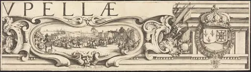 The Siege of La Rochelle [plate 3 of 16;  set comprises 1952.8.97-112], by Abraham Bosse