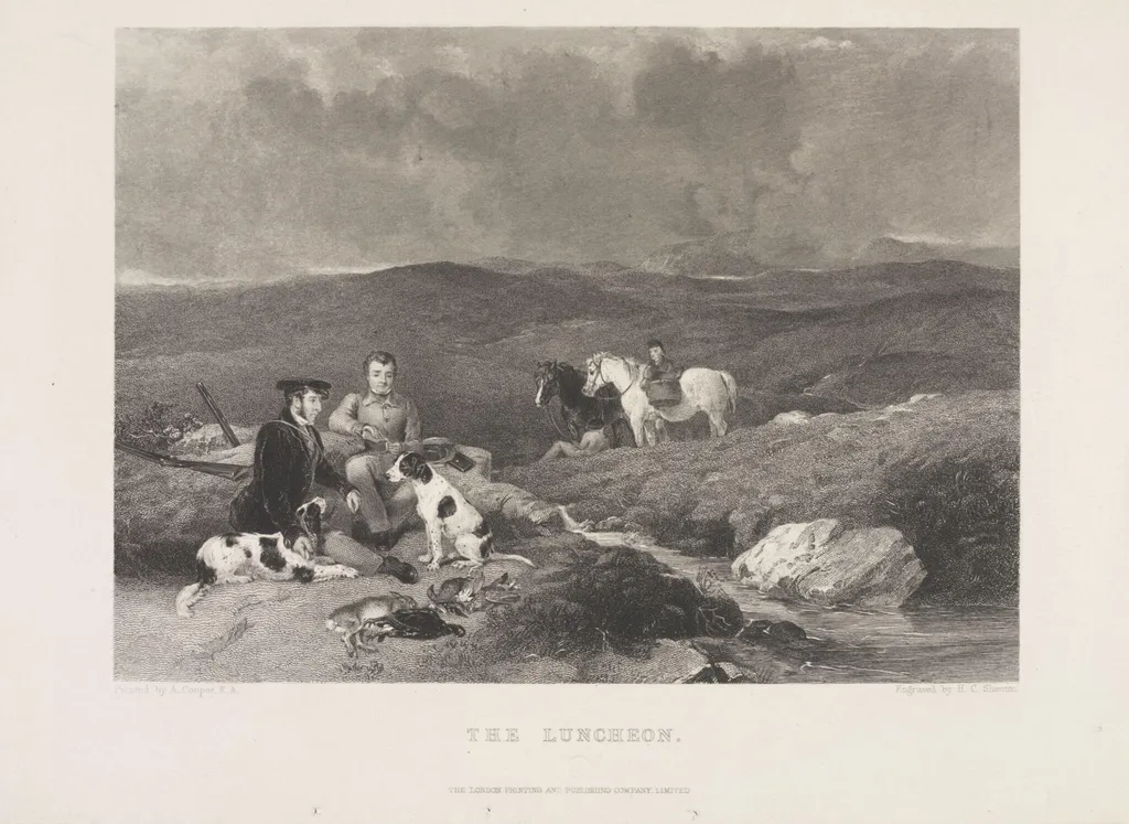 The Luncheon, by Abraham Cooper, 1850
