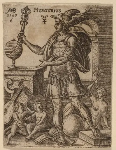 Mercury, by Abraham de Bruyn
