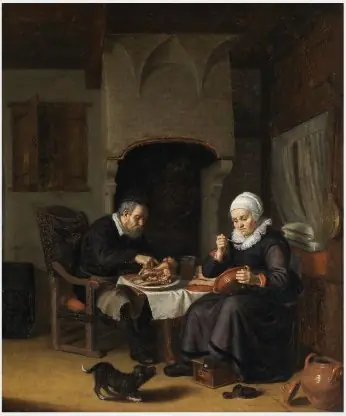 The Repast, by Abraham de Pape