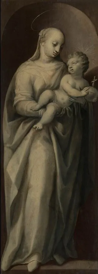 Madonna, by Abraham de Rijcke, oil, 1592