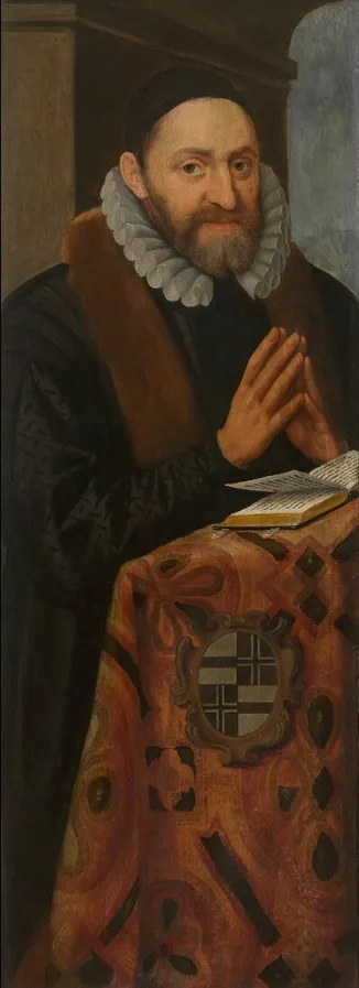 Portrait of Lodewijk Clarys, by Abraham de Rijcke, oil, 1592