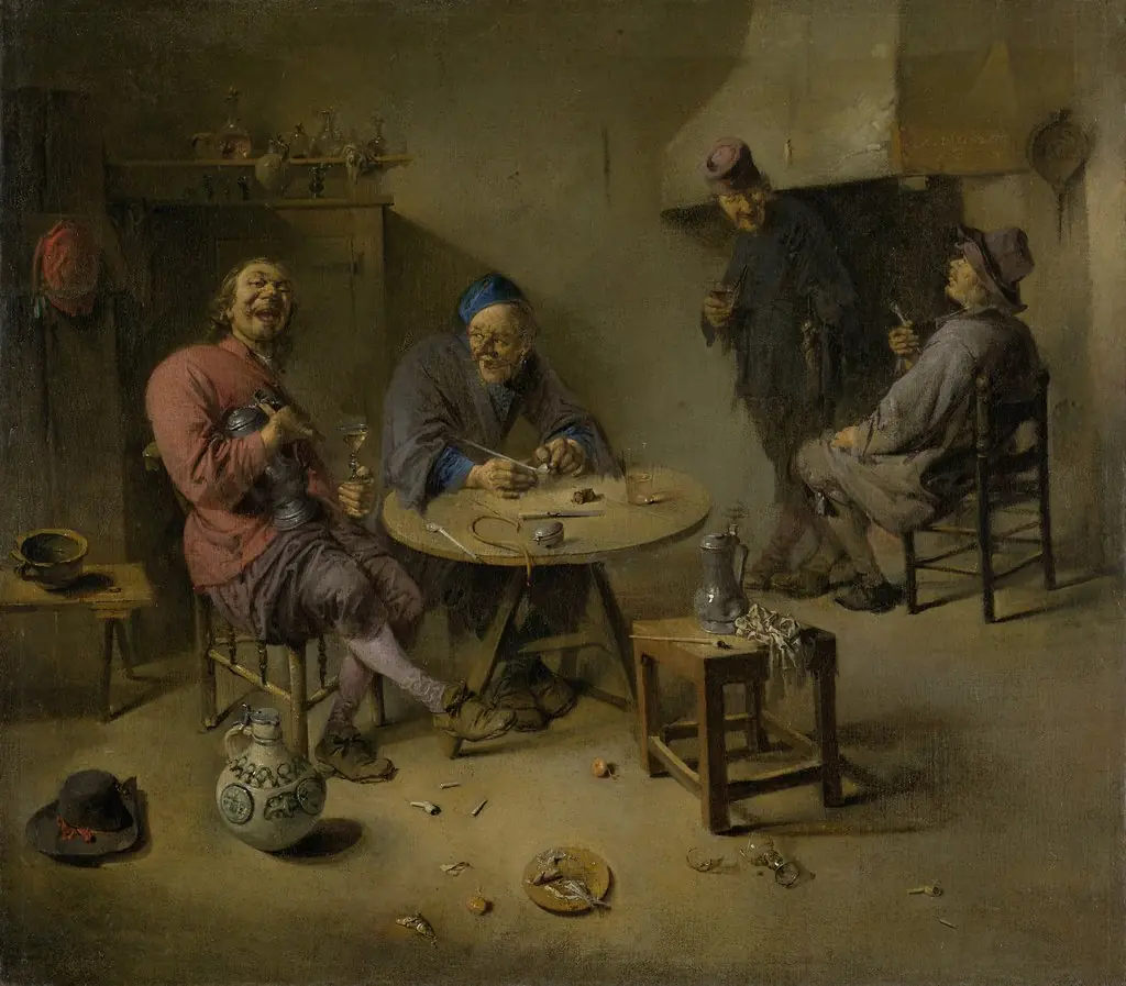 The barroom, by Abraham Diepraam