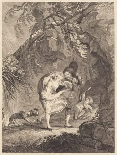 Le coup de vent (The Gust of Wind), by Abraham Girardet