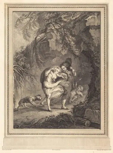 Le coup de vent (The Gust of Wind), by Abraham Girardet
