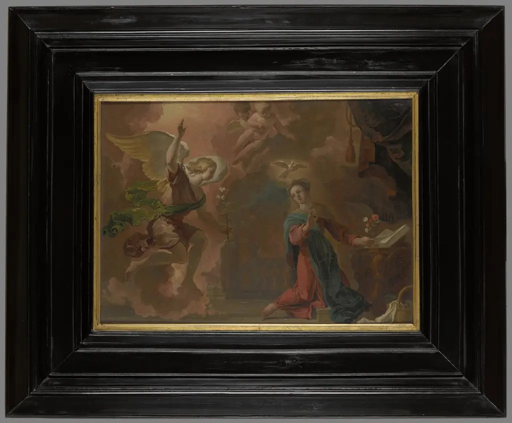 Annunciation, by Abraham Hondius