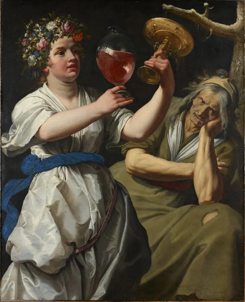 Allegory of Joy and Melancholy, by Abraham Janssens I