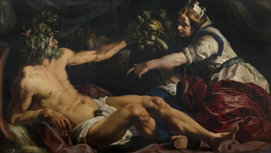 Scaldis and Antverpia, by Abraham Janssens I