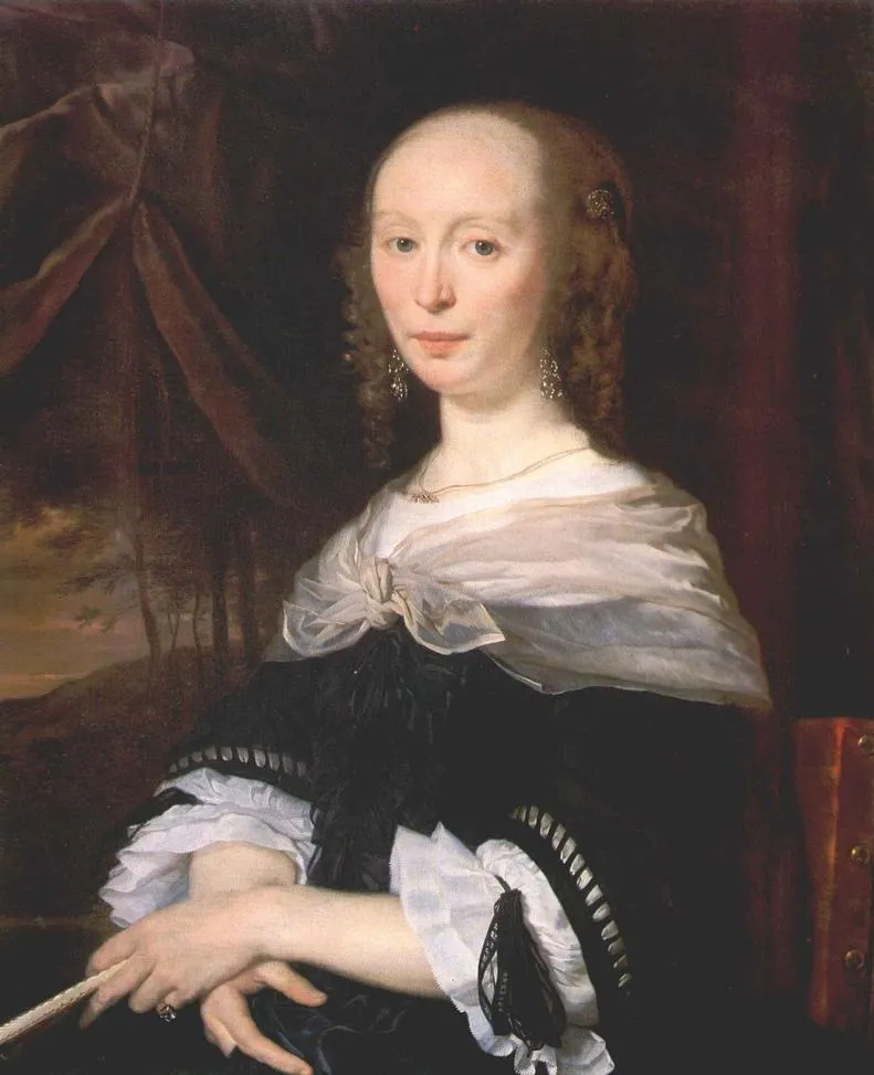 Portrait of a Lady, by Abraham Lambertsz van den Tempel, oil, 1660