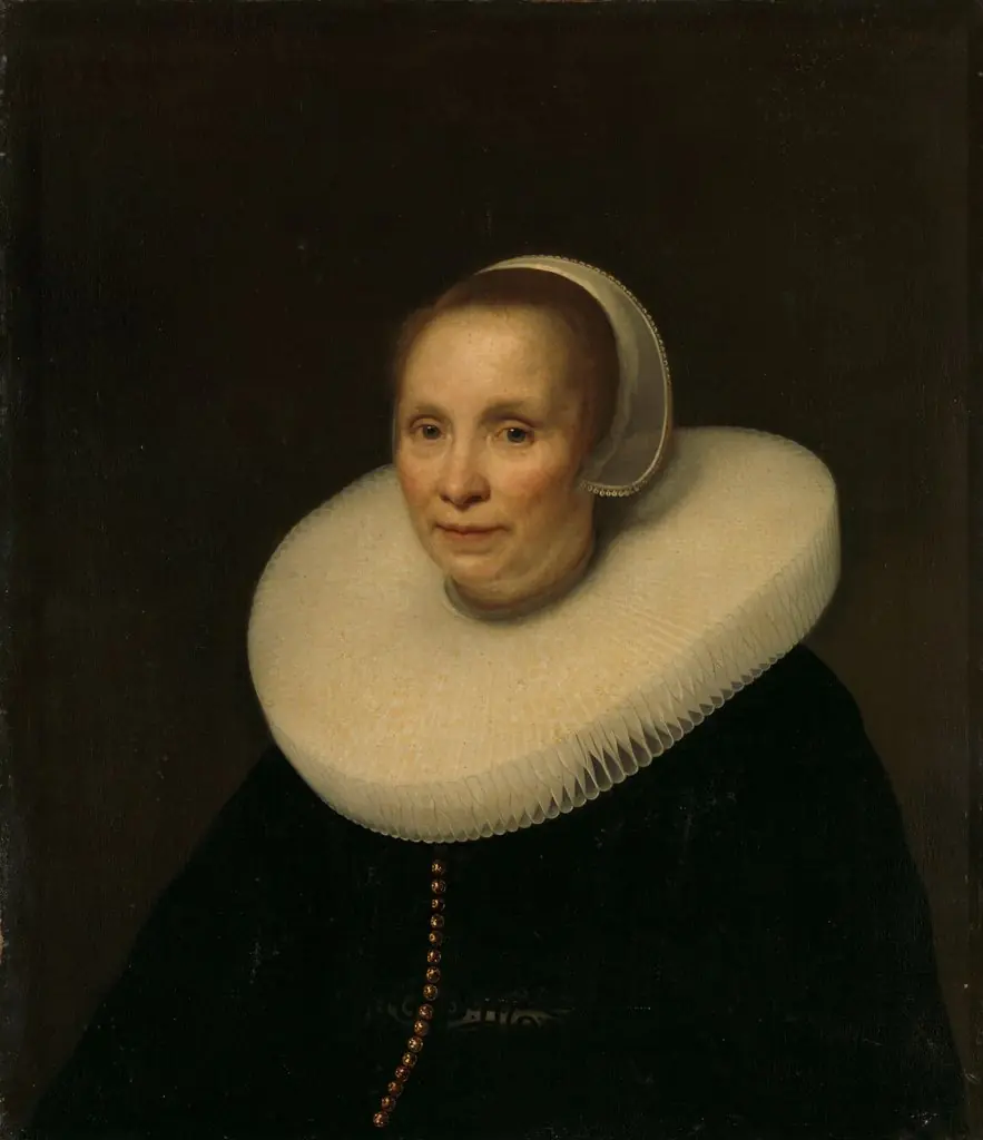 Portrait of a woman, by Abraham Lambertsz van den Tempel, 1646