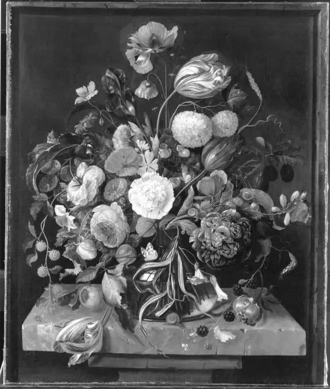Blumenstillleben, by Abraham Mignon