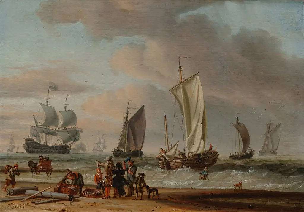 Beach View, by Abraham Storck