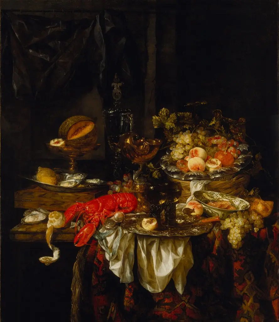 Banquet Still Life, by Abraham van Beijeren