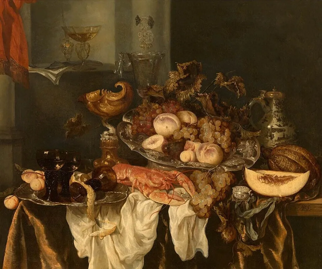 Still Life., by Abraham van Beijeren, oil, 1650