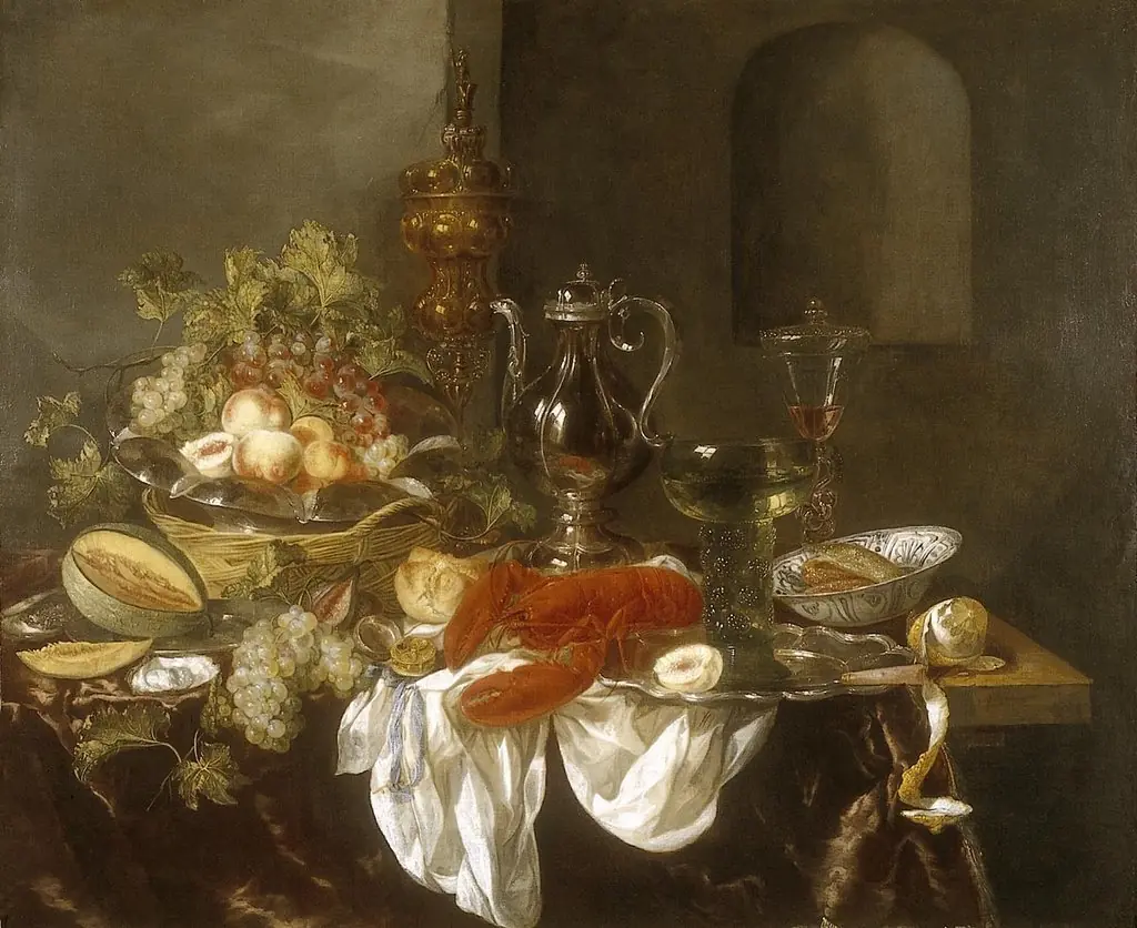still-life, by Abraham van Beijeren, 1650
