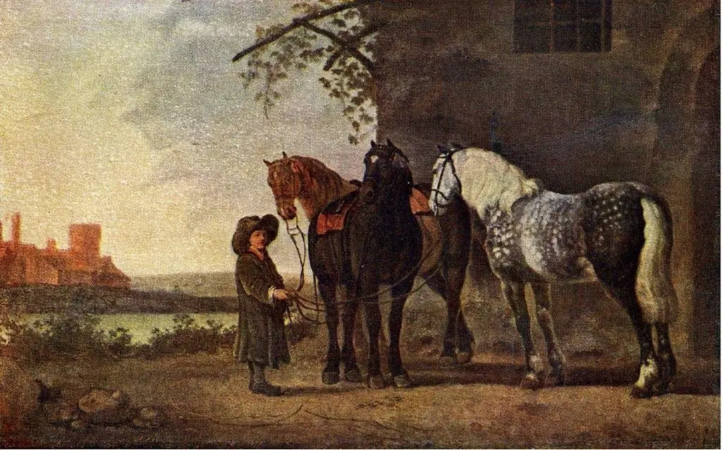 Horses, by Abraham van Calraet, 1700