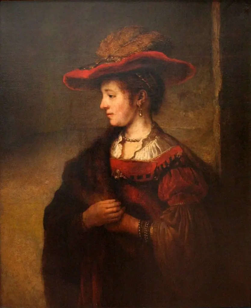 Saskia van Uylenburgh, Wife of the Painter Rembrandt, by Abraham van Dijck