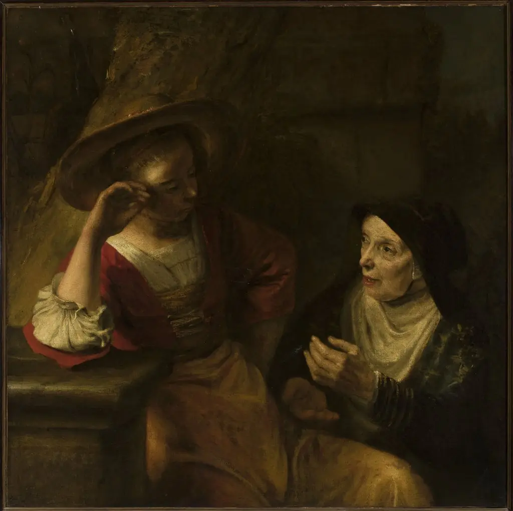 Vertumnus and Pomona, by Abraham van Dijck