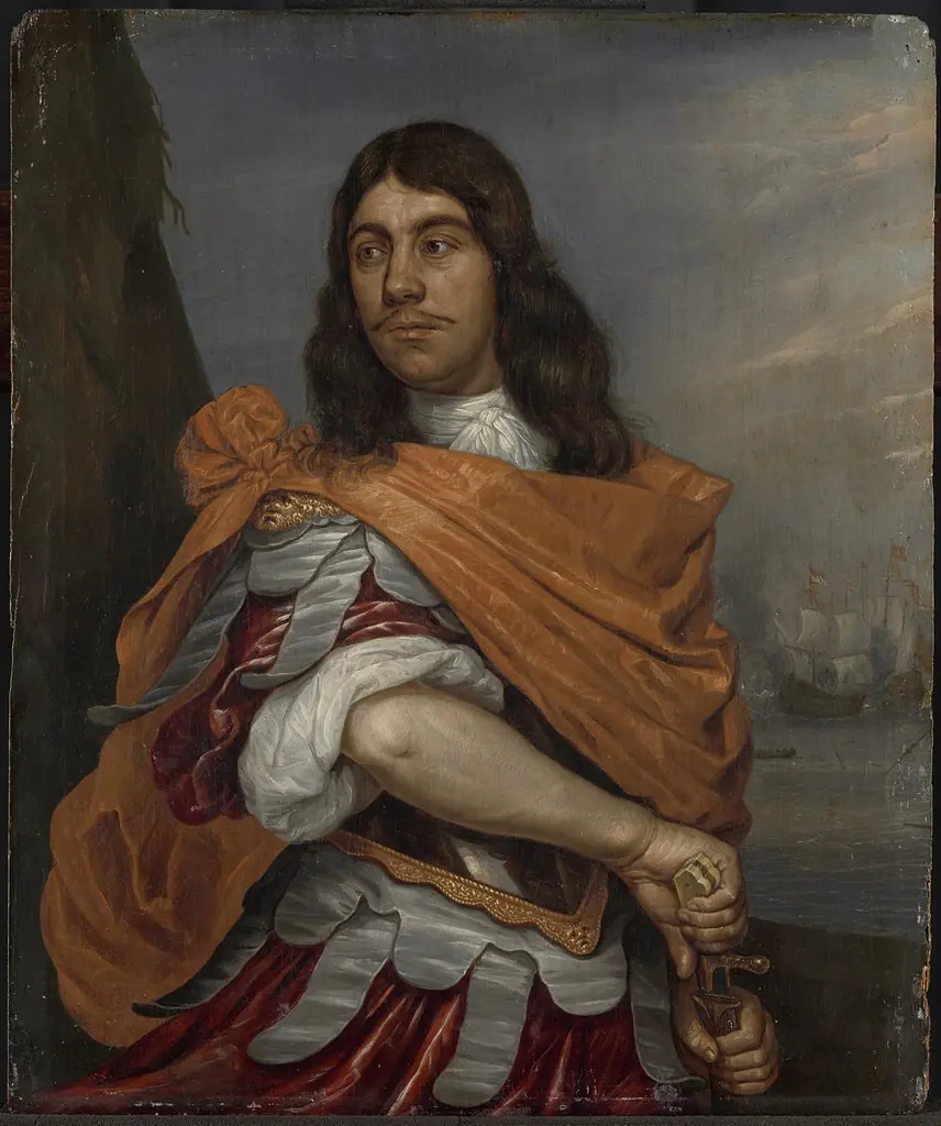 Cornelis Tromp (1629-91), Vice admiral, in Roman costume, by Abraham van Westerveld, 1673