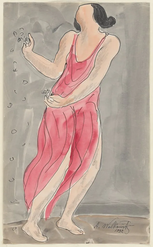 Untitled, by Abraham Walkowitz, watercolor, 1932