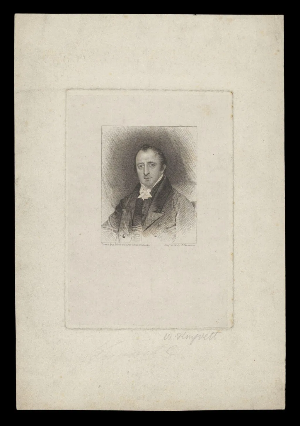 H Beard Print Collection, by Abraham Wivell, 1821