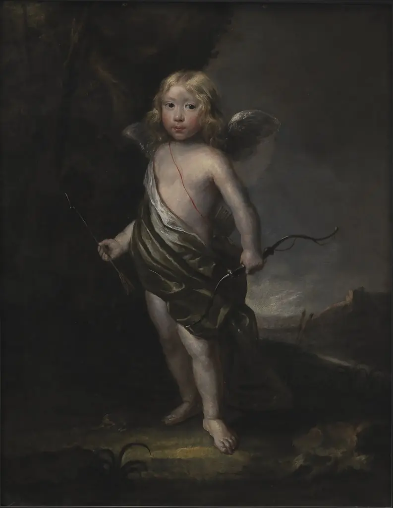 Portrait of a Noble Boy in Cupid's Costume