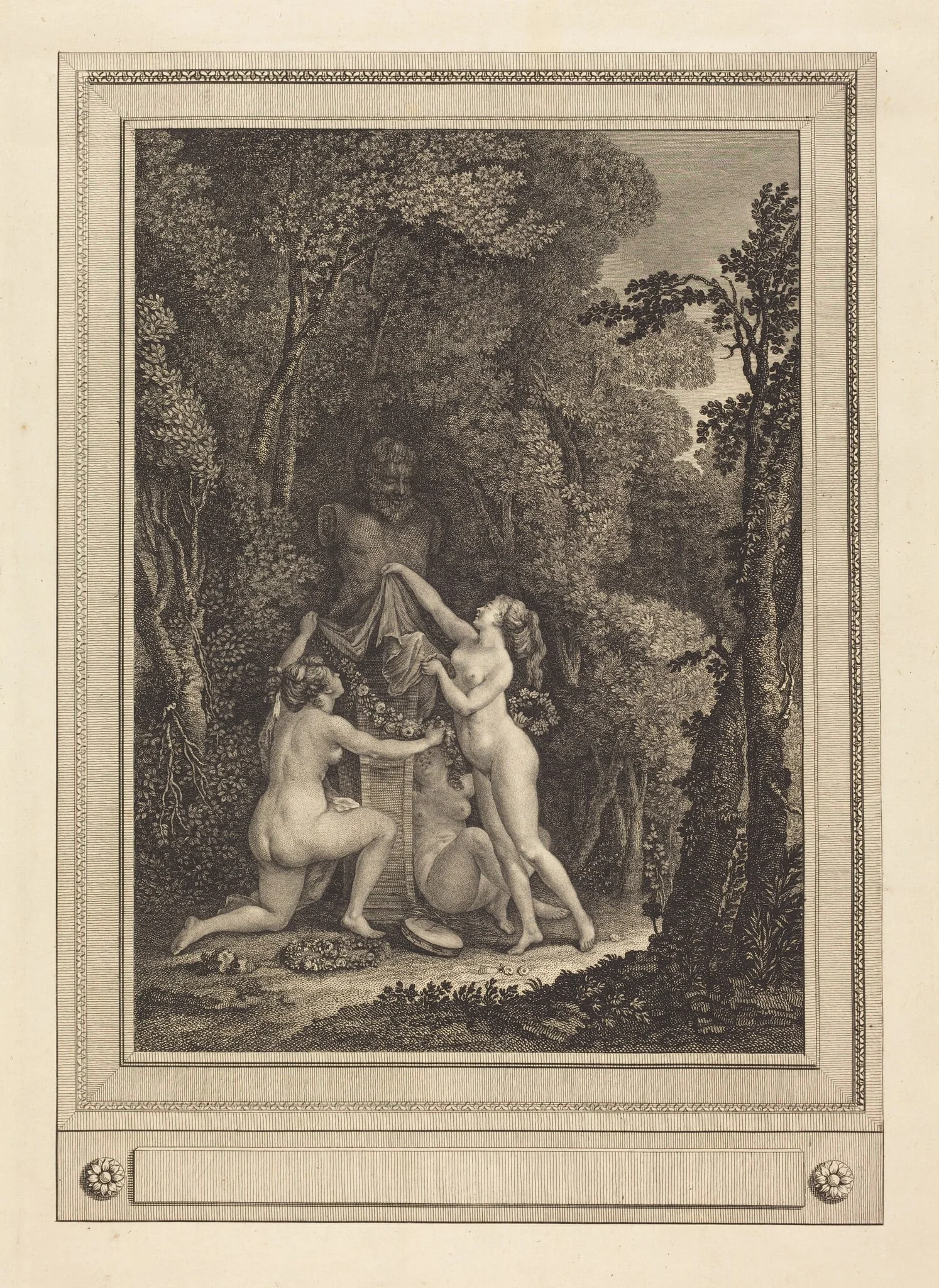 Les nymphes scrupuleuses, detail
