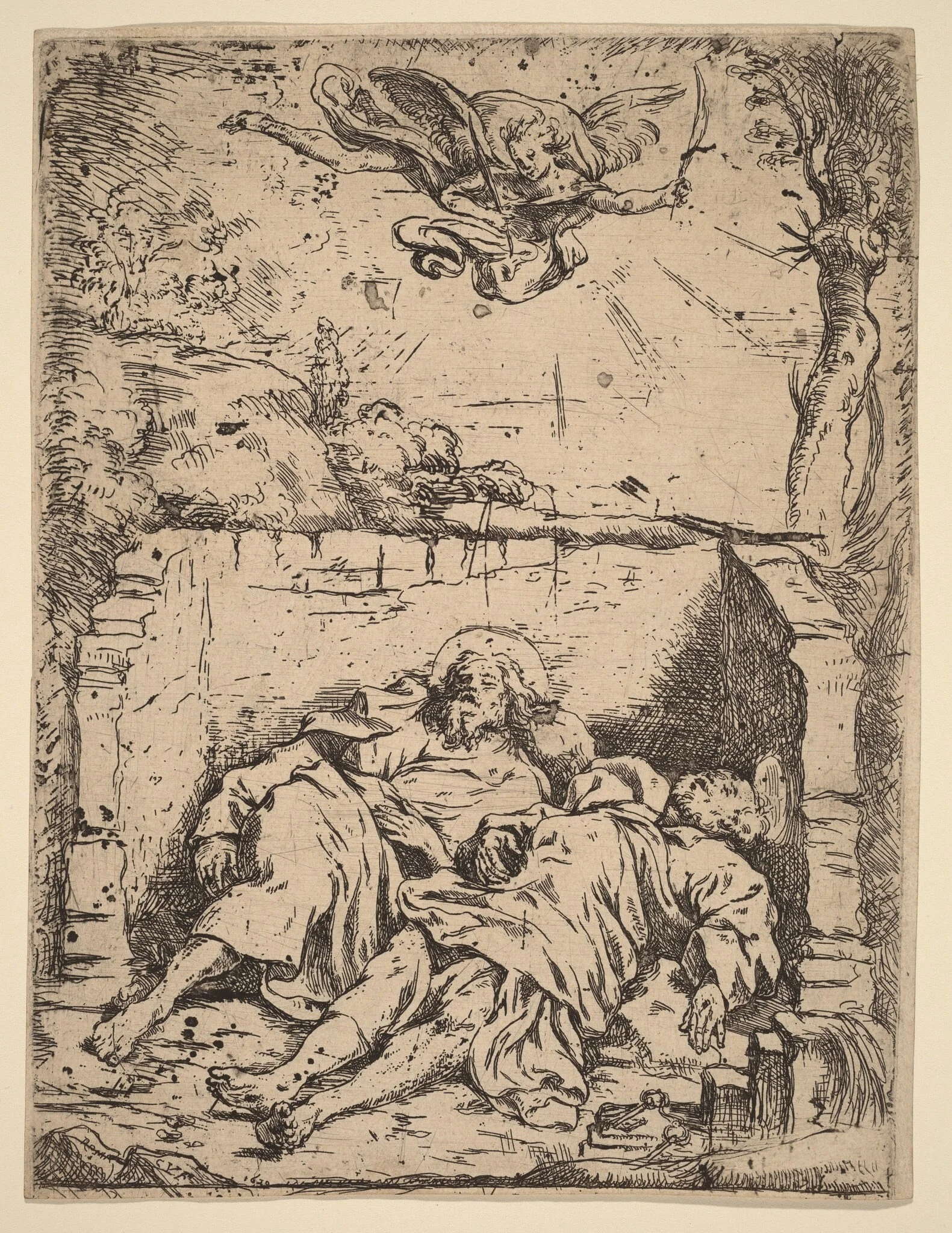 The Bodies of Saints Peter and Paul, detail