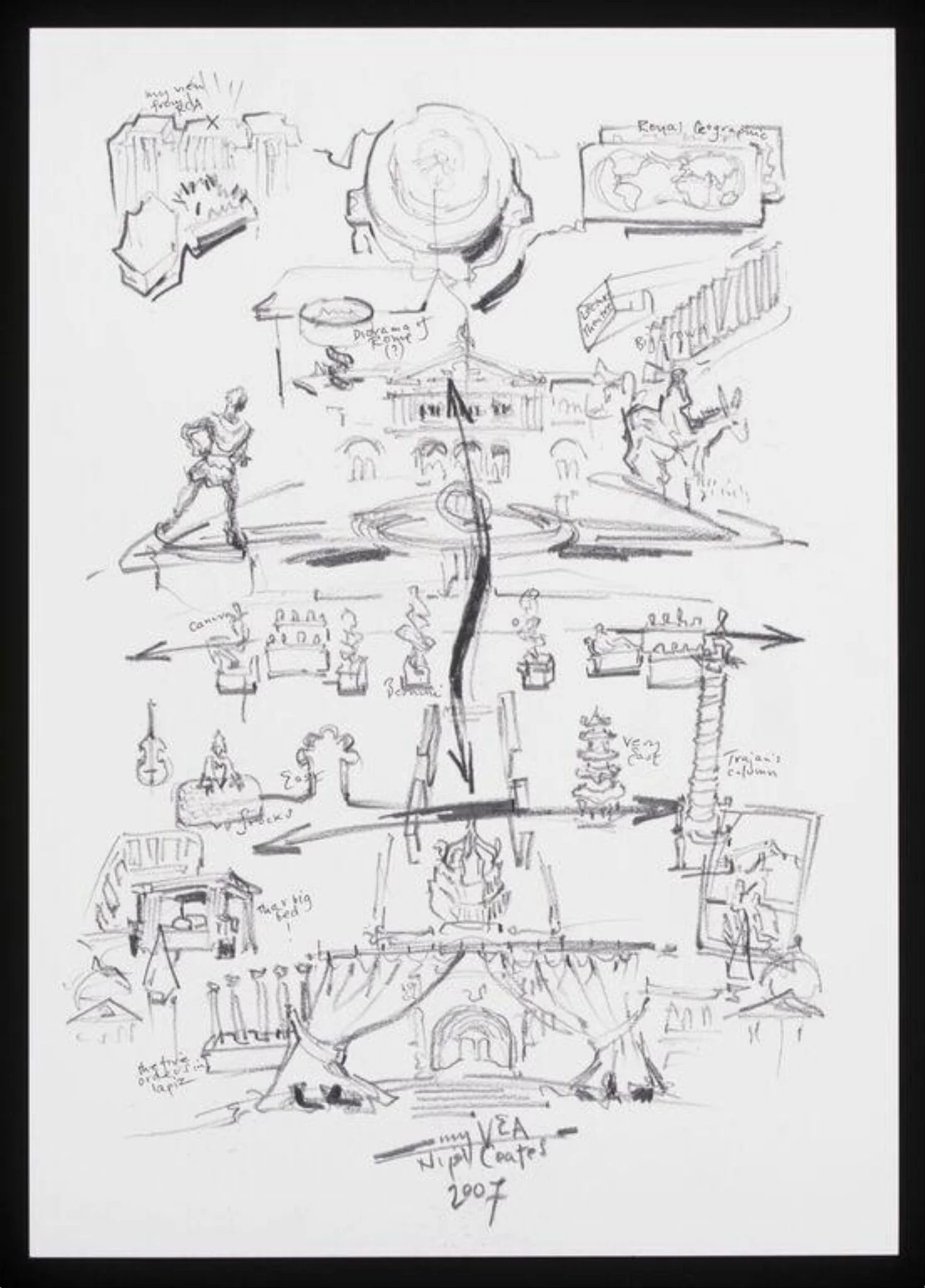 Contribution to V&A's 150th anniversary album, detail