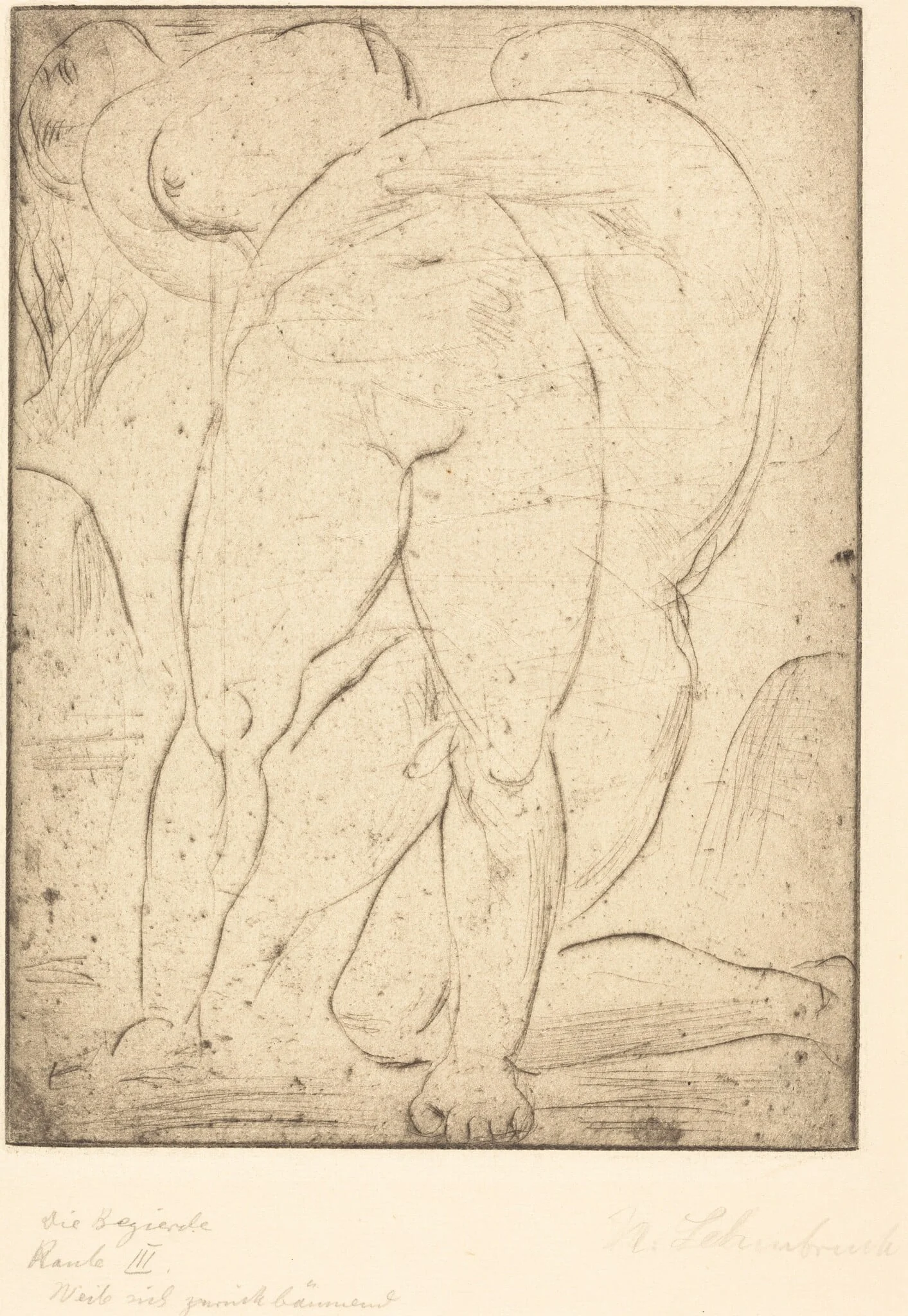 Passion II (Leidenschaft II), detail
