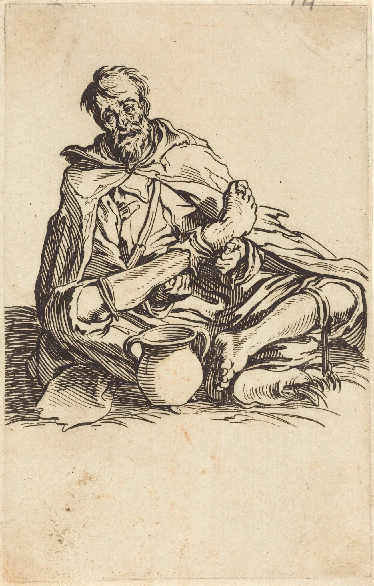 The Sick Man, detail