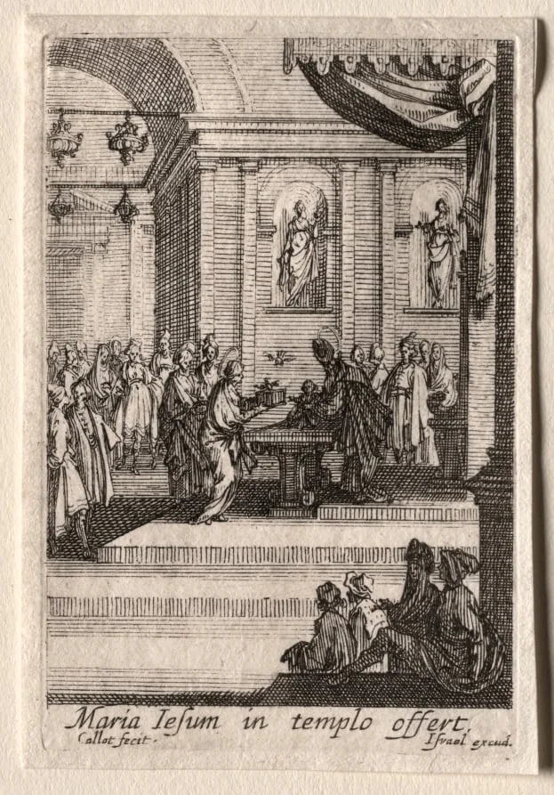 The Life of the Virgin: The Presentation of Christ in the Temple, detail