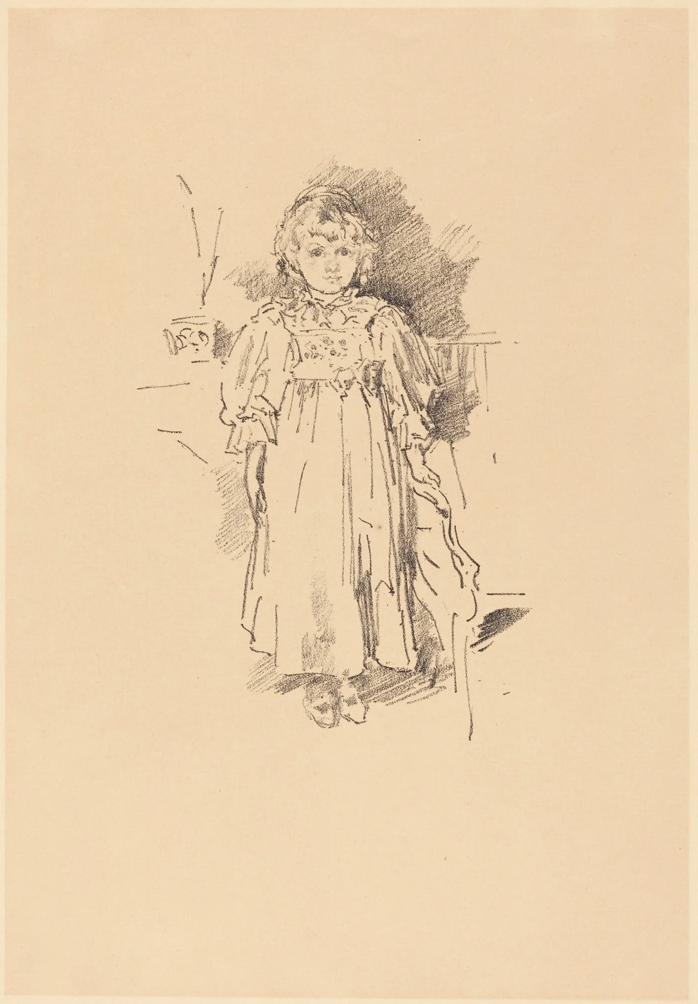 Little Evelyn, detail