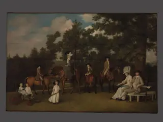 Wedgwood Family Portrait, by George ARA Stubbs, paint, 1780