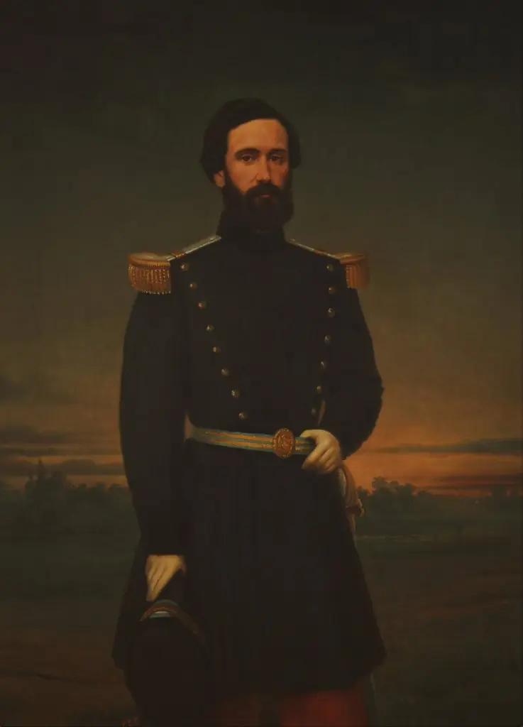 Retrato de Don Alejandro Díaz, by Prilidiano Pueyrredón, oil, 1866