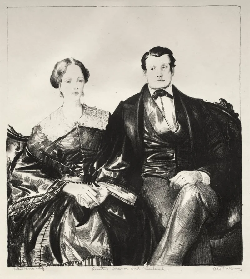 Auntie Mason and Her Husband, detail