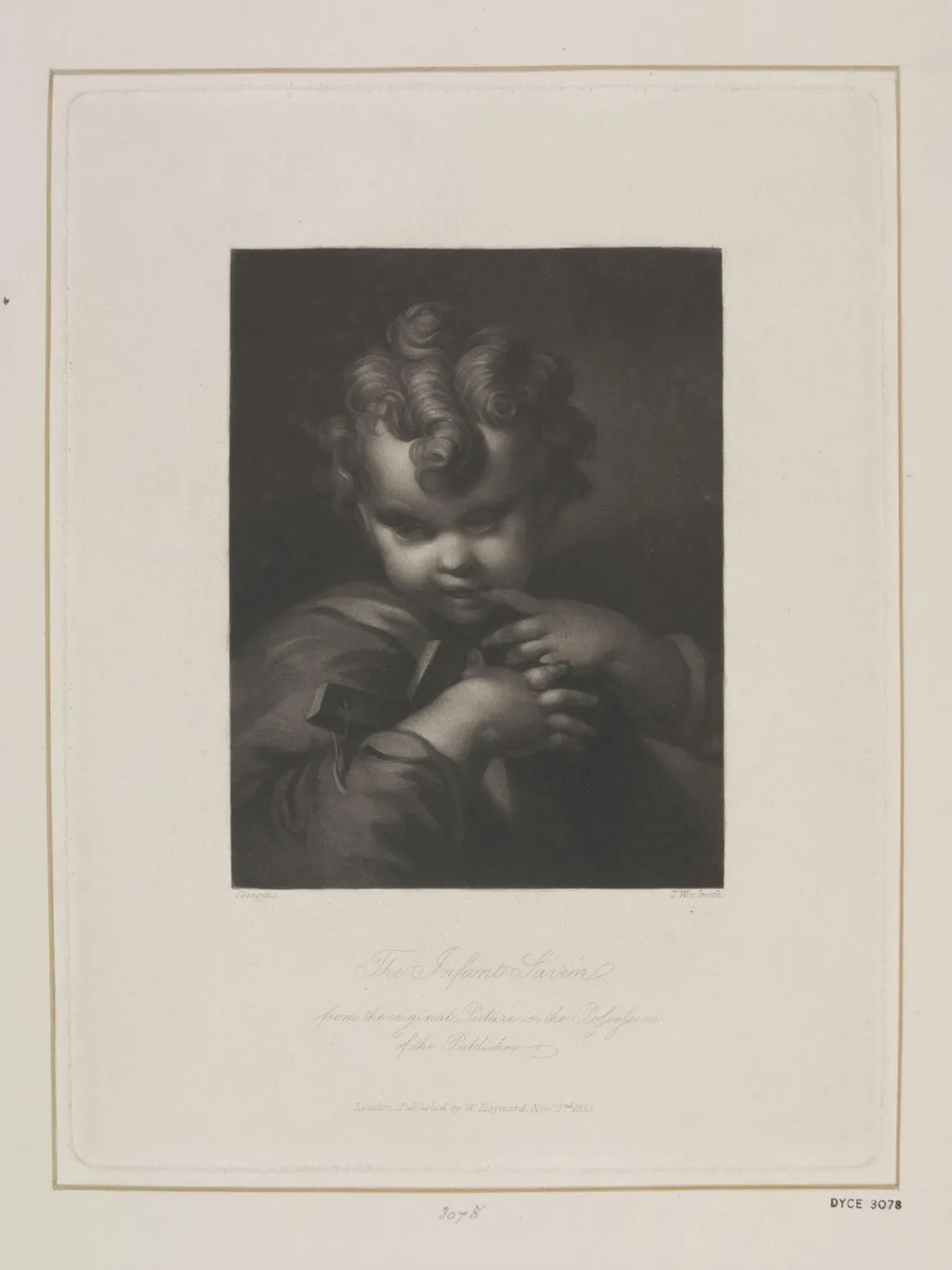 The Infant Saviour, by Thomas A. Woolnoth, 1850