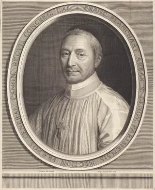 Francoise Blanchart, by Robert Nanteuil, ink, 1673