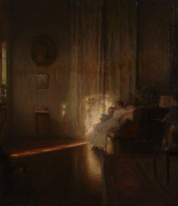 Listening to Mozart, detail