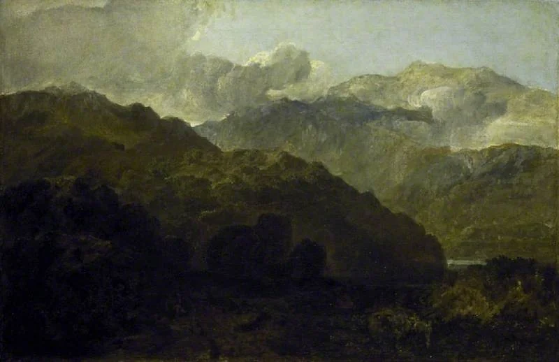 Ben Lomond Mountains, Scotland: The Traveller - Vide Ossian's War of Caros, detail